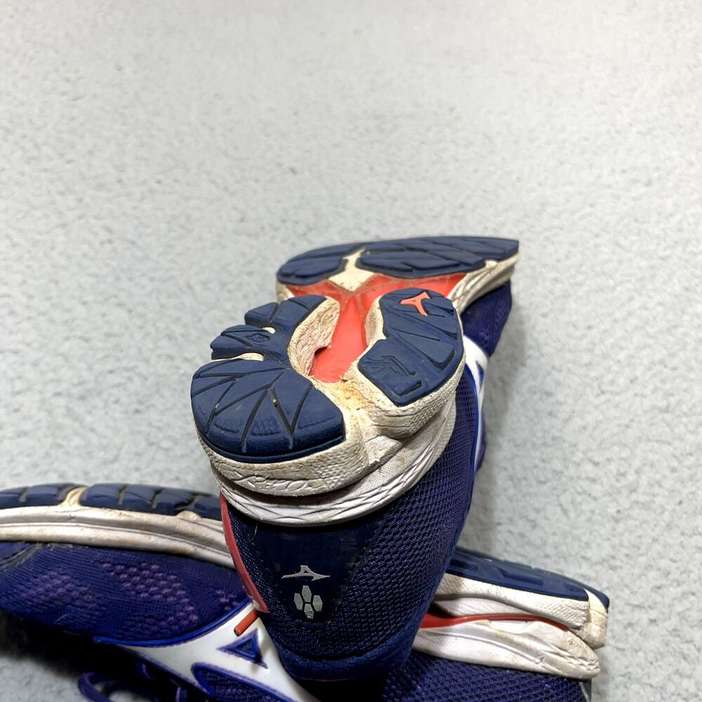 Mizuno Wave Rider 21 Womens Shoes Sz 9.5 Blue Running Athletic Sneaker Trainer - Picture 6 of 16